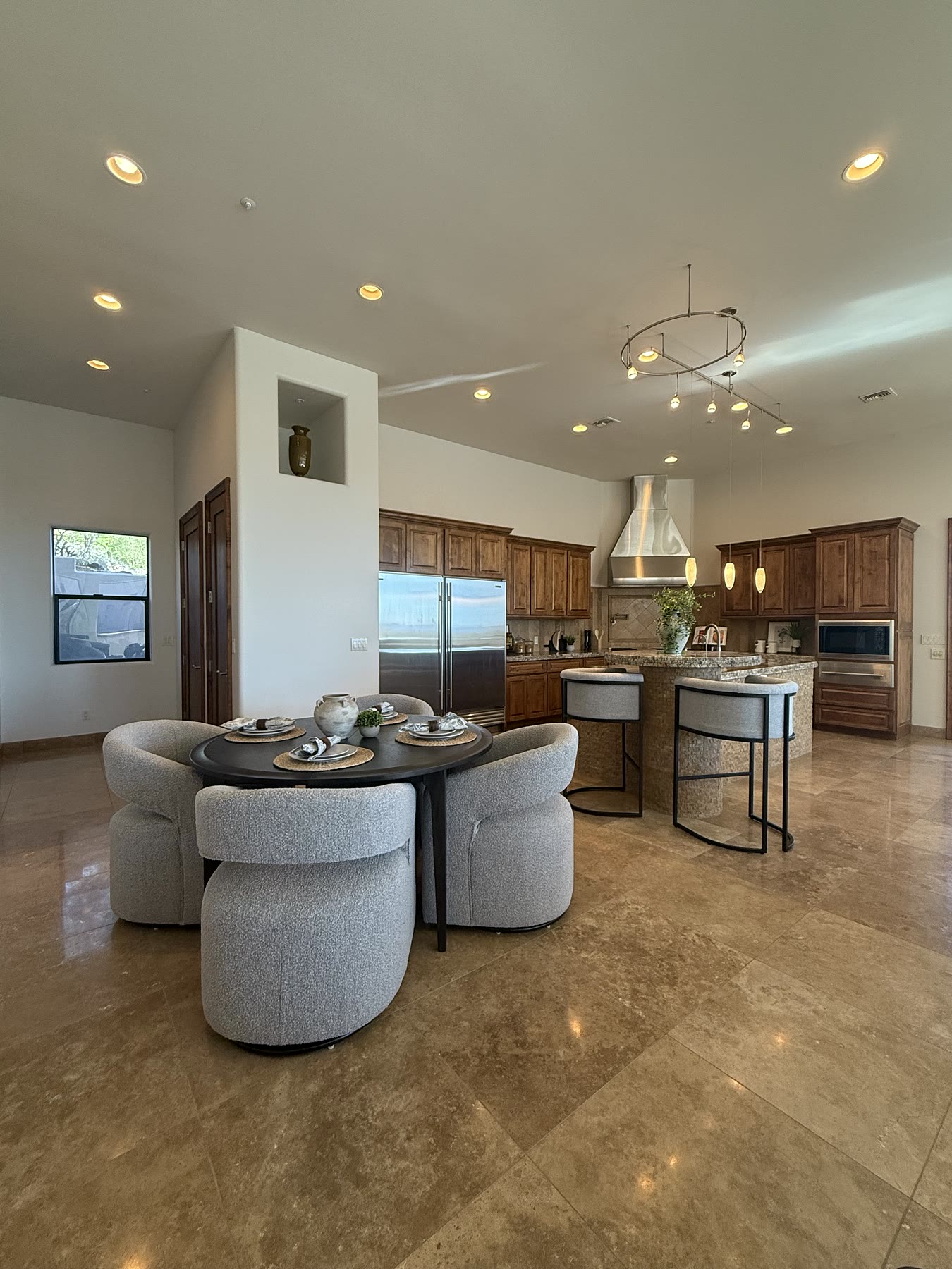 Elegant staged home interior