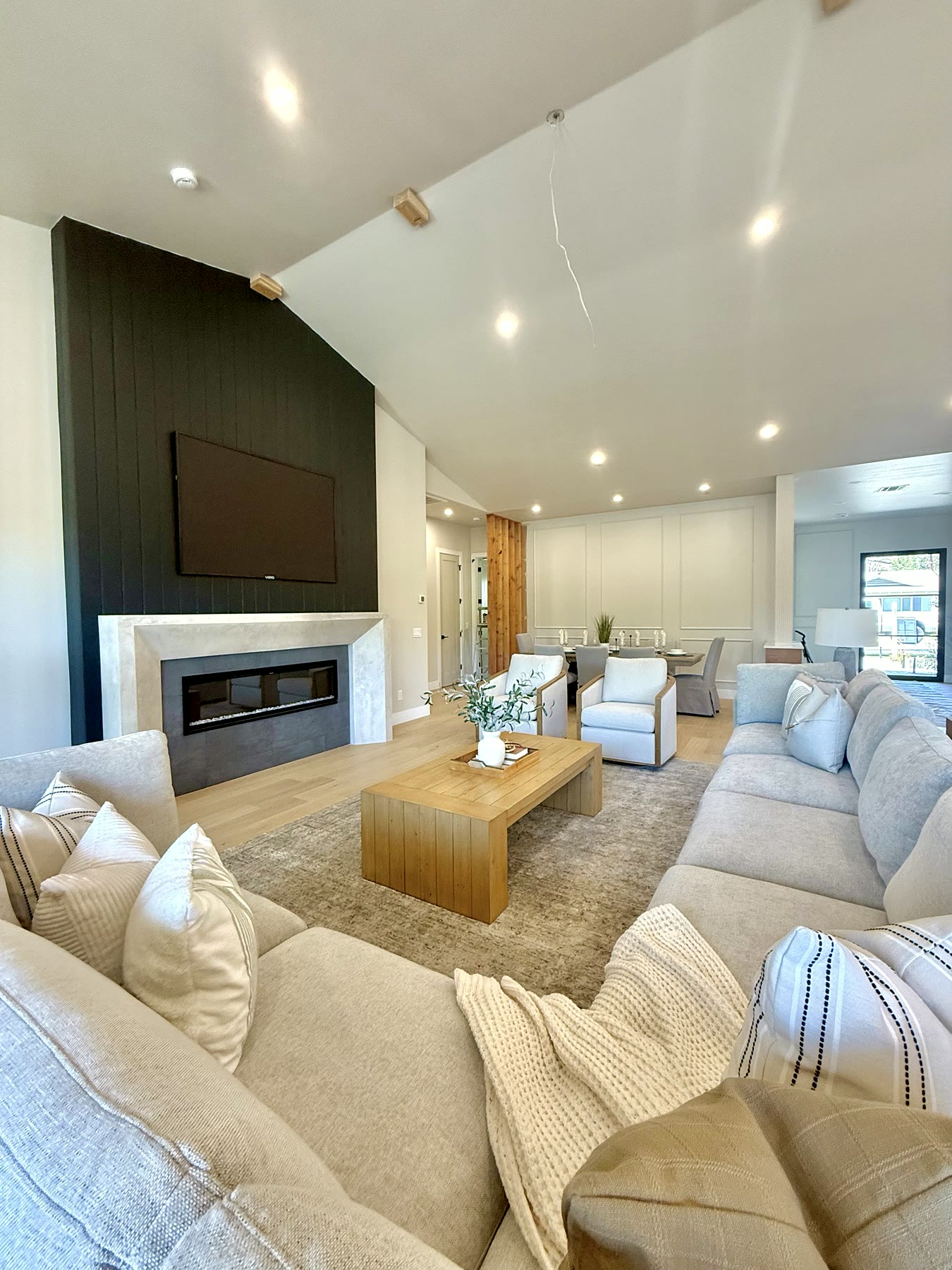 Phoenix living room staged from an alternate angle